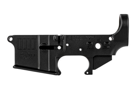 The Sons of Liberty Gun Works AR-15 Stripped Lower Receiver is built to Mil-Spec dimensions